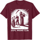 Grim Reaper Golf Wrong Club Halloween Funny Grim Reaper T-Shirt - T-Shirt | Maroon
