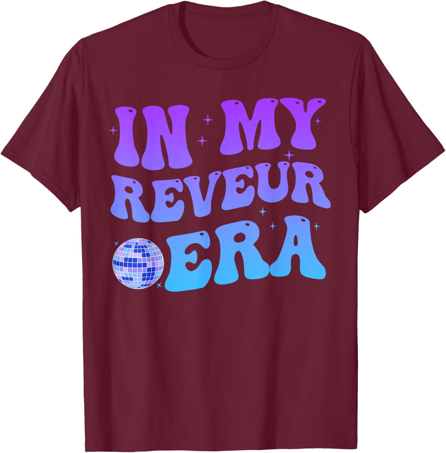In My Reveur Era RCA Givers School Spirit Retro Groovy T-Shirt - T-Shirt | Maroon