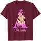 Aaliyah, cute personalized butterfly custom kids girls name T-Shirt - T-Shirt | Maroon