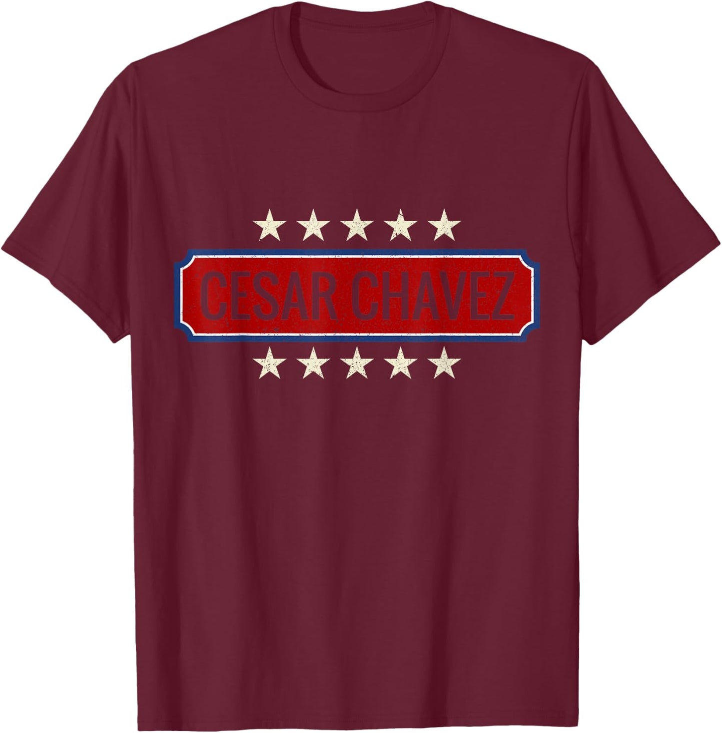 Si Se Puede Gift I Cesar Chavez Public Holiday T-Shirt - T-Shirt | Maroon