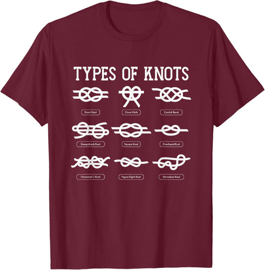 Ranger Knot Campfire Wolfling Tent Camp Scouts T-Shirt - T-Shirt | Maroon