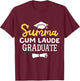 Proud Summa Cum Laude Graduate College Graduation Men Women T-Shirt - T-Shirt | Maroon