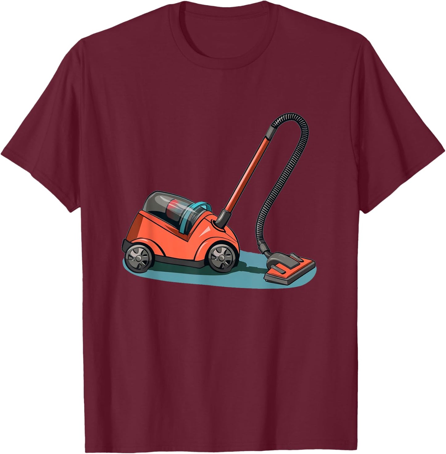 Pretty Vacuum Cleaner Costume for Boys and Girls T-Shirt - T-Shirt | Maroon