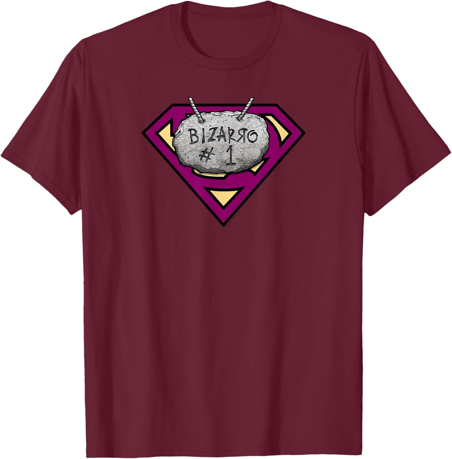 Superman Bizarro #1 Rock T-Shirt - T-Shirt | Maroon