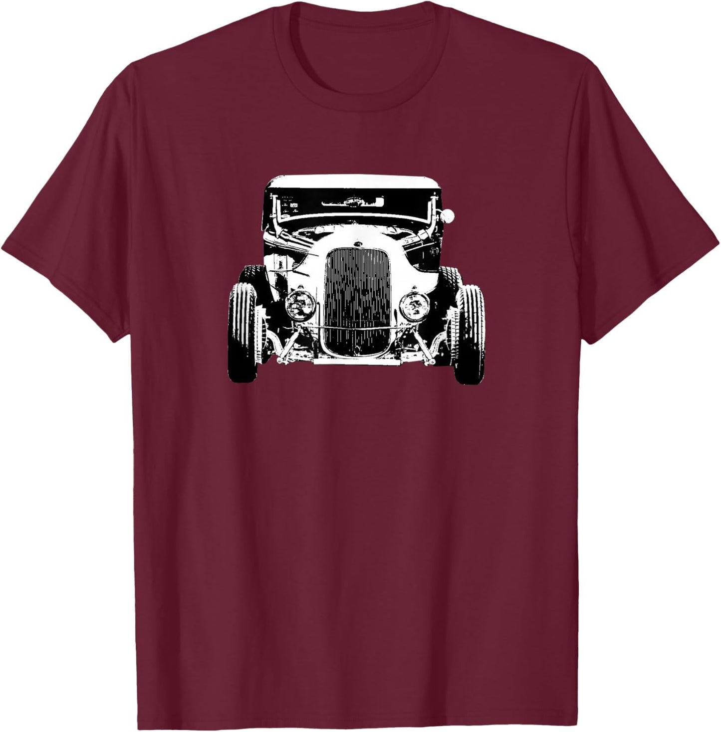 1932 American Classic Hot Rod Small T-Shirt - T-Shirt | Maroon