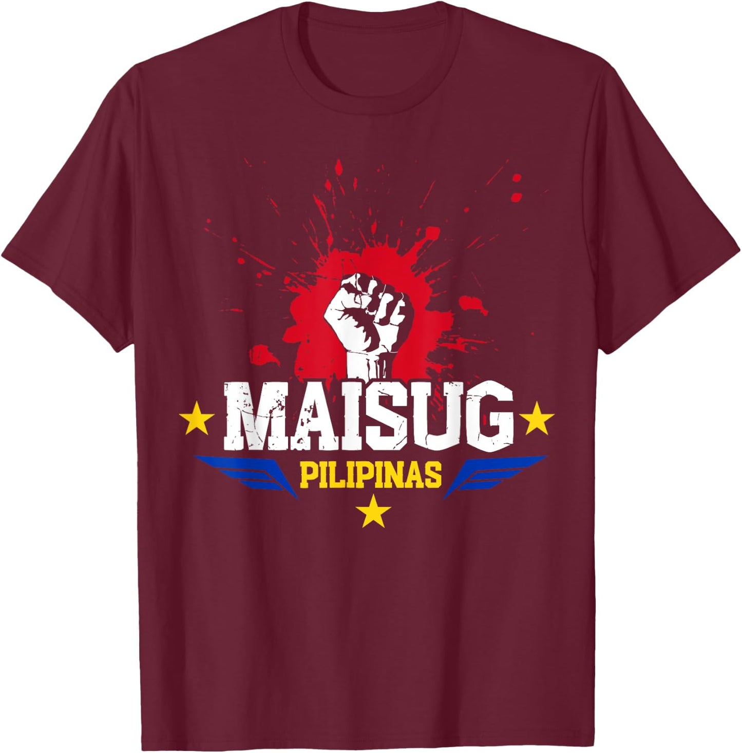 Hakbang ng Maisug - Enough is Enough: BBM Must Step Down T-Shirt - T-Shirt | Maroon