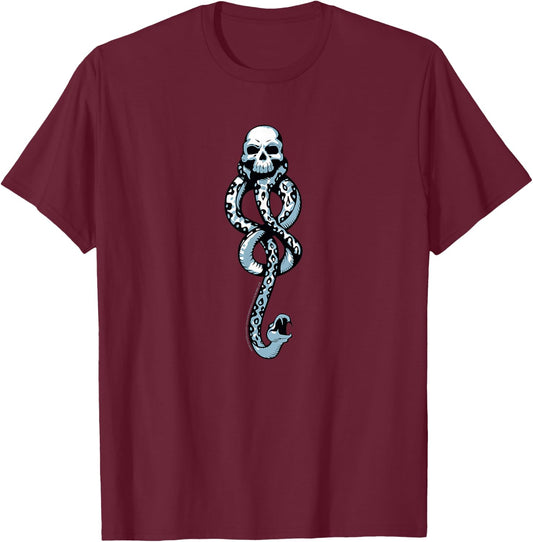 Harry Potter Voldemort Death Eater Tattoo T-Shirt - T-Shirt | Maroon