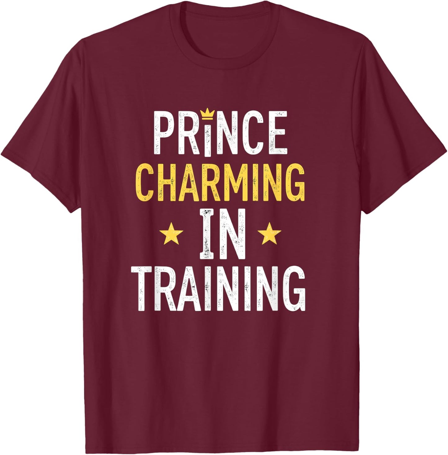Prince Charming In Training Halloween T-Shirt - T-Shirt | Maroon