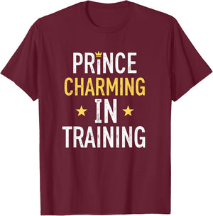 Prince Charming In Training Halloween T-Shirt - T-Shirt | Maroon
