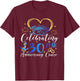 Celebrating 30 Years Anniversary Cruise 30th Anniversary T-Shirt - T-Shirt | Maroon