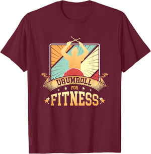 Cardio Drumming Gym Exercise Funny Fitness Class Workout T-Shirt - T-Shirt | Maroon