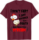 Chicken I Don’t Fart I Just Whisper In My Pants Sometimes T-Shirt - T-Shirt | Maroon