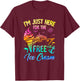 I'm Just Here For The Free Ice Cream Family Cruise Trip 2025 T-Shirt - T-Shirt | Maroon