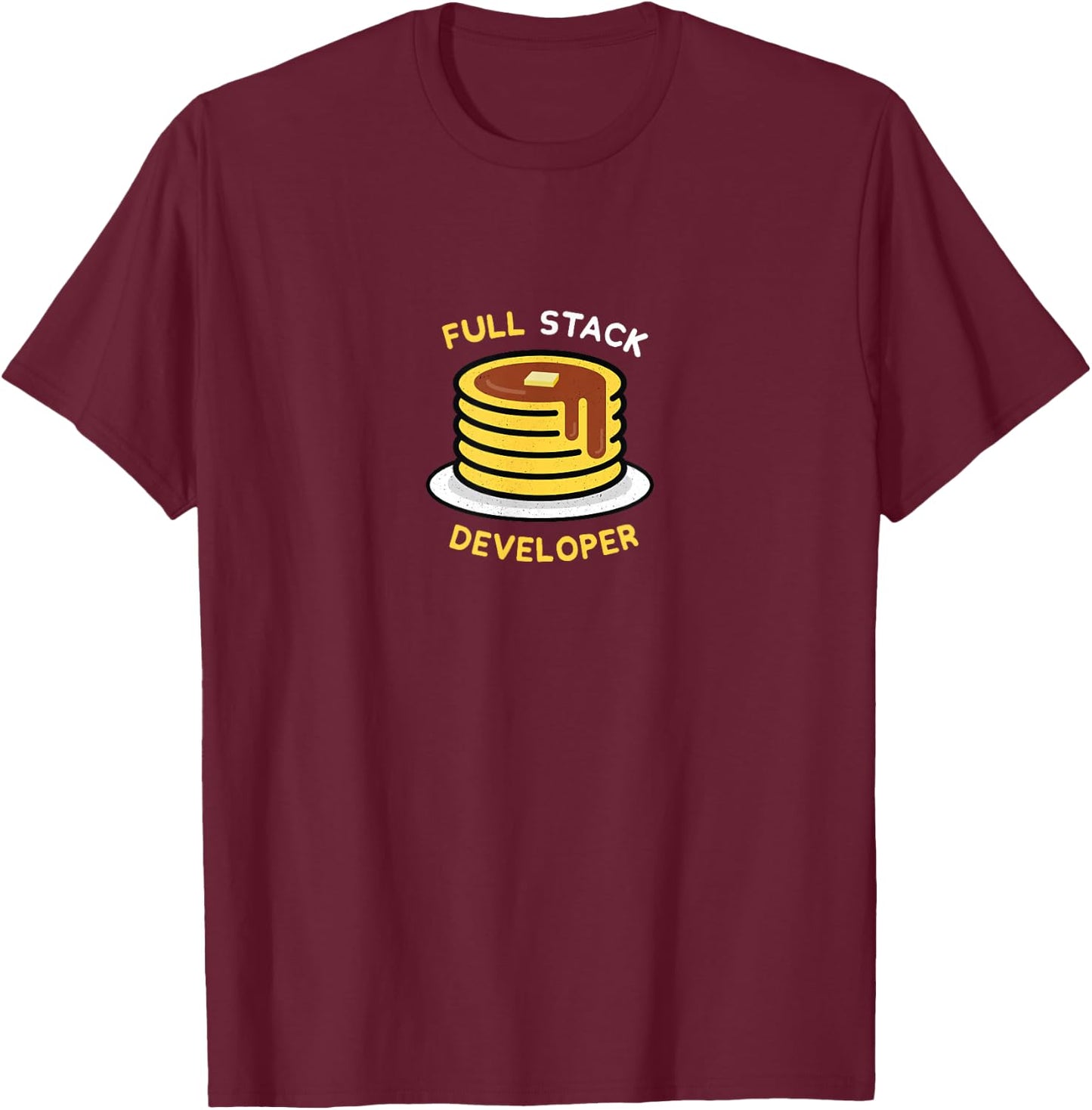 Full Stack Developer - Programmer Shirt T-Shirt - T-Shirt | Maroon