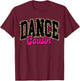 Dance Cousin Leopard Dancing Mom Life Girls Women Dancer T-Shirt - T-Shirt | Maroon