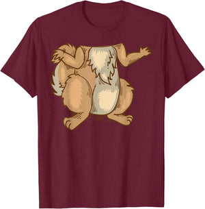 Cool Lazy Chipmunk Squirrel Halloween Costume Gift T-Shirt - T-Shirt | Maroon