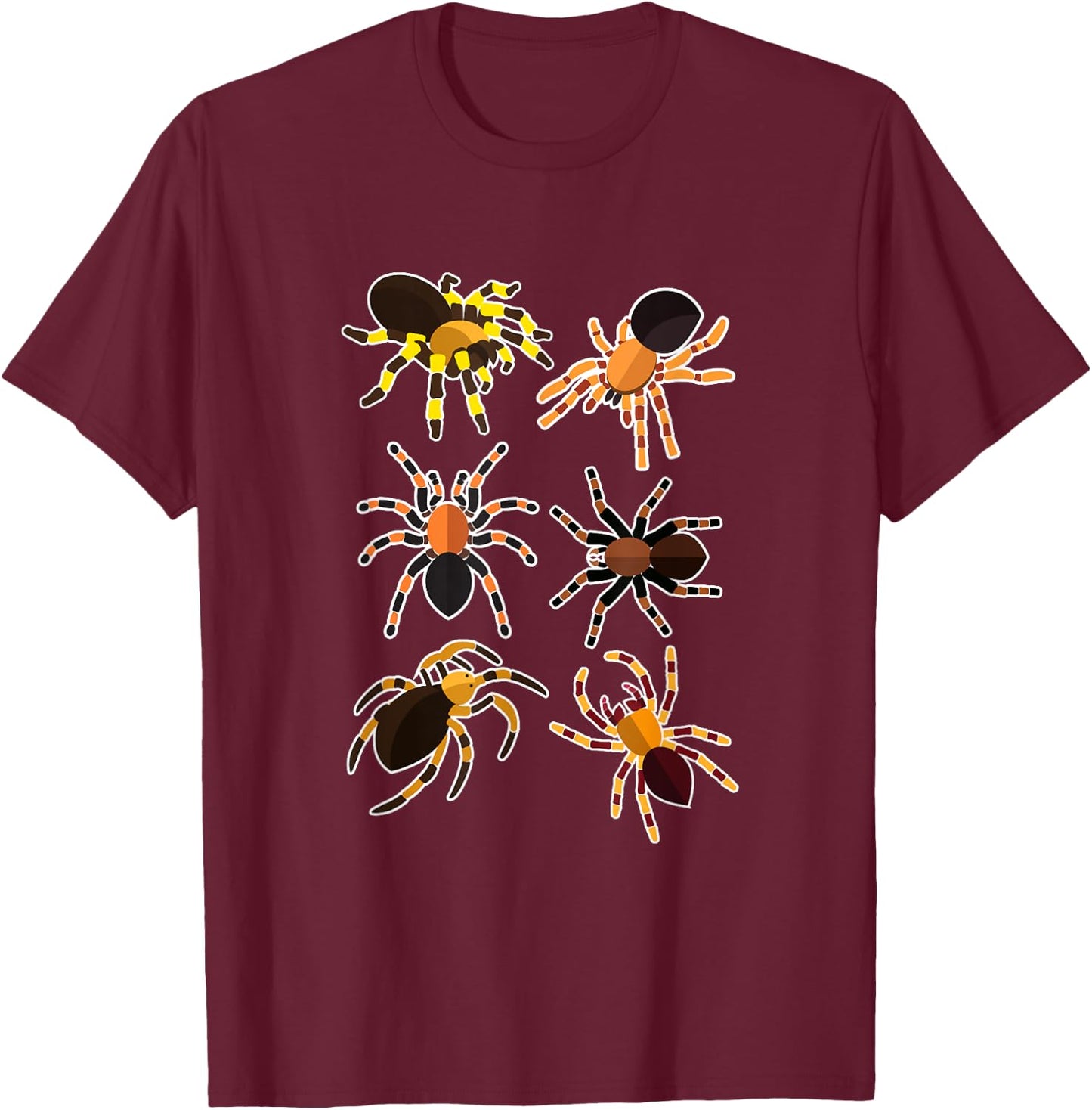 Tarantula Spiders Arachnid Arachnology Tarantula Lover T-Shirt - T-Shirt | Maroon