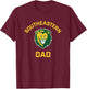 Southeastern Louisiana University Lions Arched Dad T-Shirt - T-Shirt | Maroon