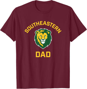 Southeastern Louisiana University Lions Arched Dad T-Shirt - T-Shirt | Maroon