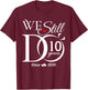 We Still Do 10 Years 10th Wedding Anniversary Couple T-Shirt - T-Shirt | Maroon