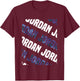 Jordan Camo Pattern Purple Camouflage T-Shirt - T-Shirt | Maroon