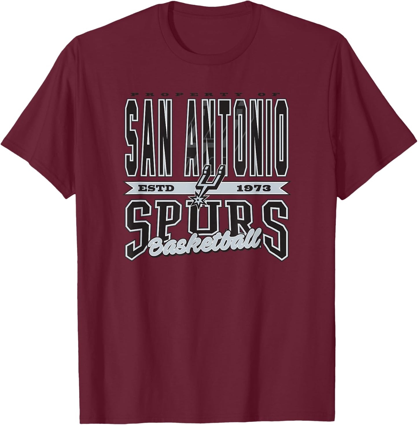 NBA San Antonio Spurs Nonstop Action T-Shirt - T-Shirt | Maroon