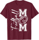 Football Mom Football Mom Football Mom Football Football Mom T-Shirt - T-Shirt | Maroon