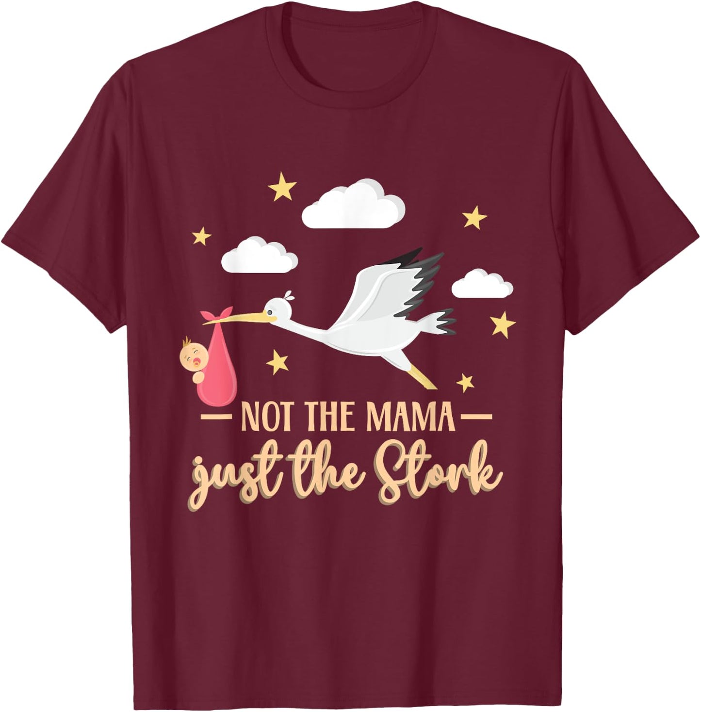 Surrogacy Surro Mama Pregnancy Surrogate Mom T-Shirt - T-Shirt | Maroon