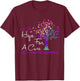 Hope For A Cure Rett Syndrome Awareness Tree Ribbon T-Shirt - T-Shirt | Maroon