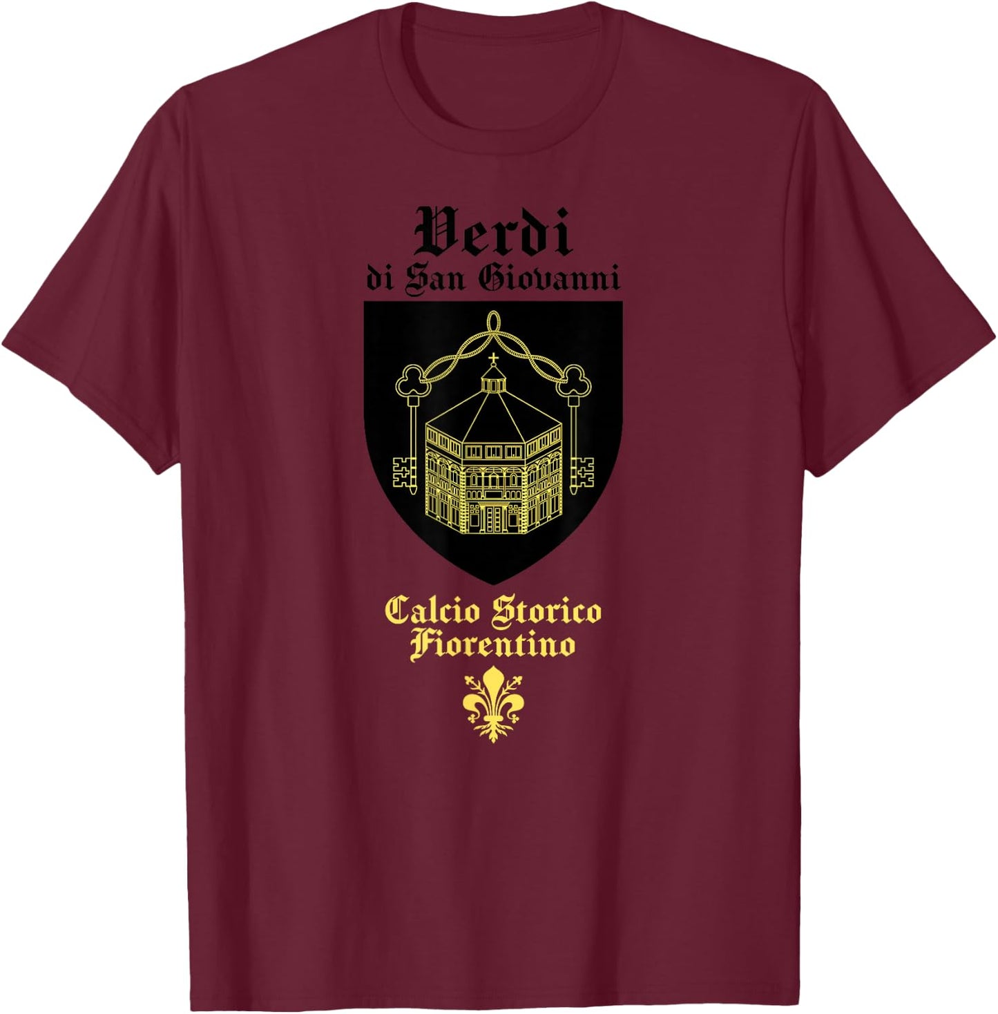 historic Florentine football - Fútbol histórico florentino T-Shirt - T-Shirt | Maroon