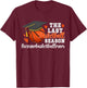 The Last Basketball Season Basketball Senior Mom 2026 T-Shirt - T-Shirt | Maroon