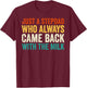 Just A Stepdad Who Always Came Back With The Milk Father Day T-Shirt - T-Shirt | Maroon