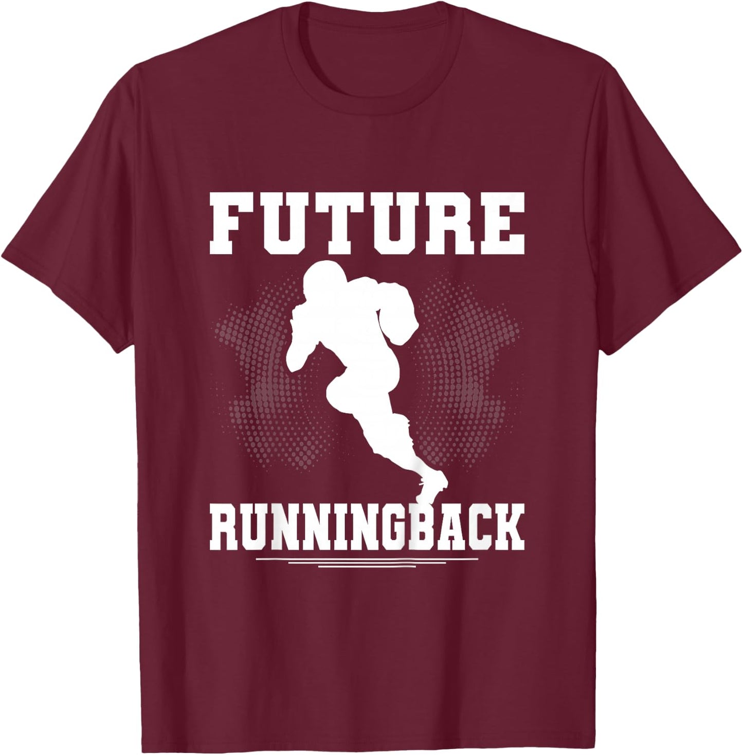 Kids Football Future Runningback Toddler Team Position T-Shirt - T-Shirt | Maroon