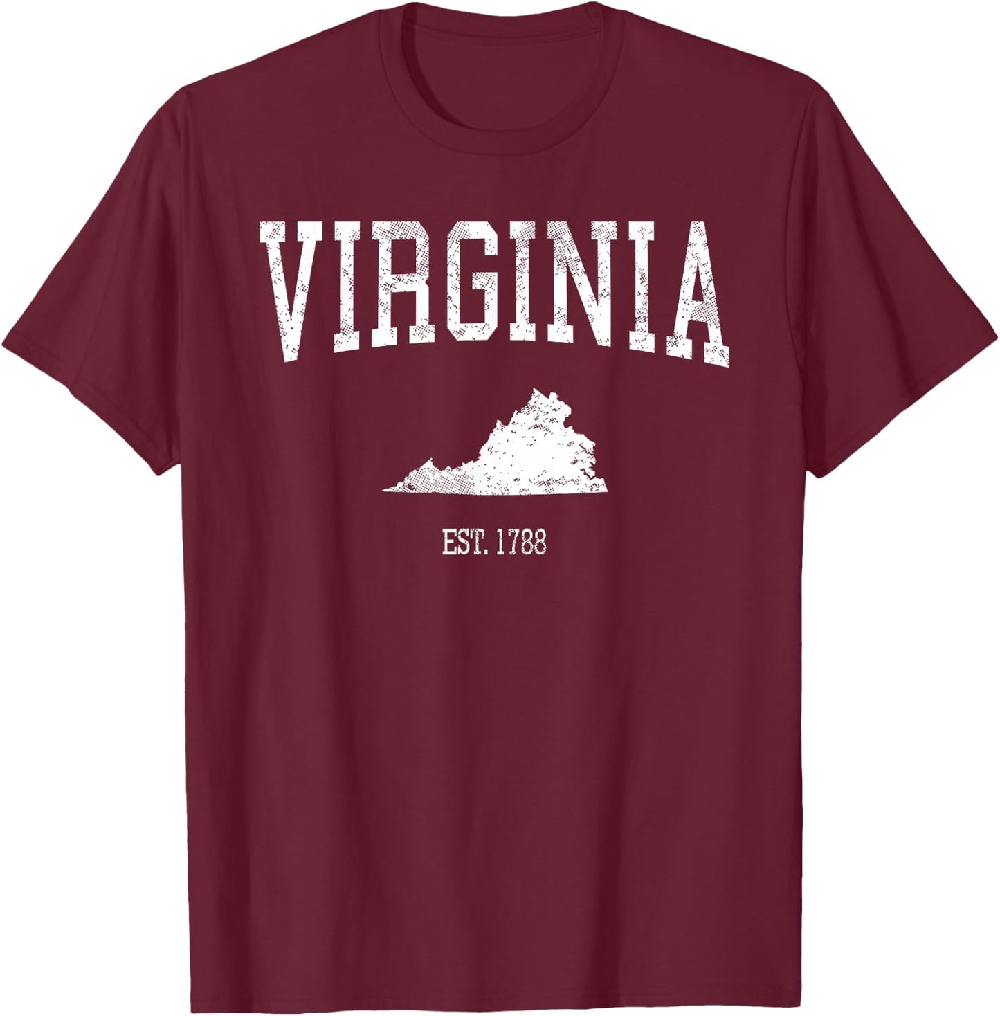 Virginia Vintage Sports Design VA T-Shirt - T-Shirt | Maroon