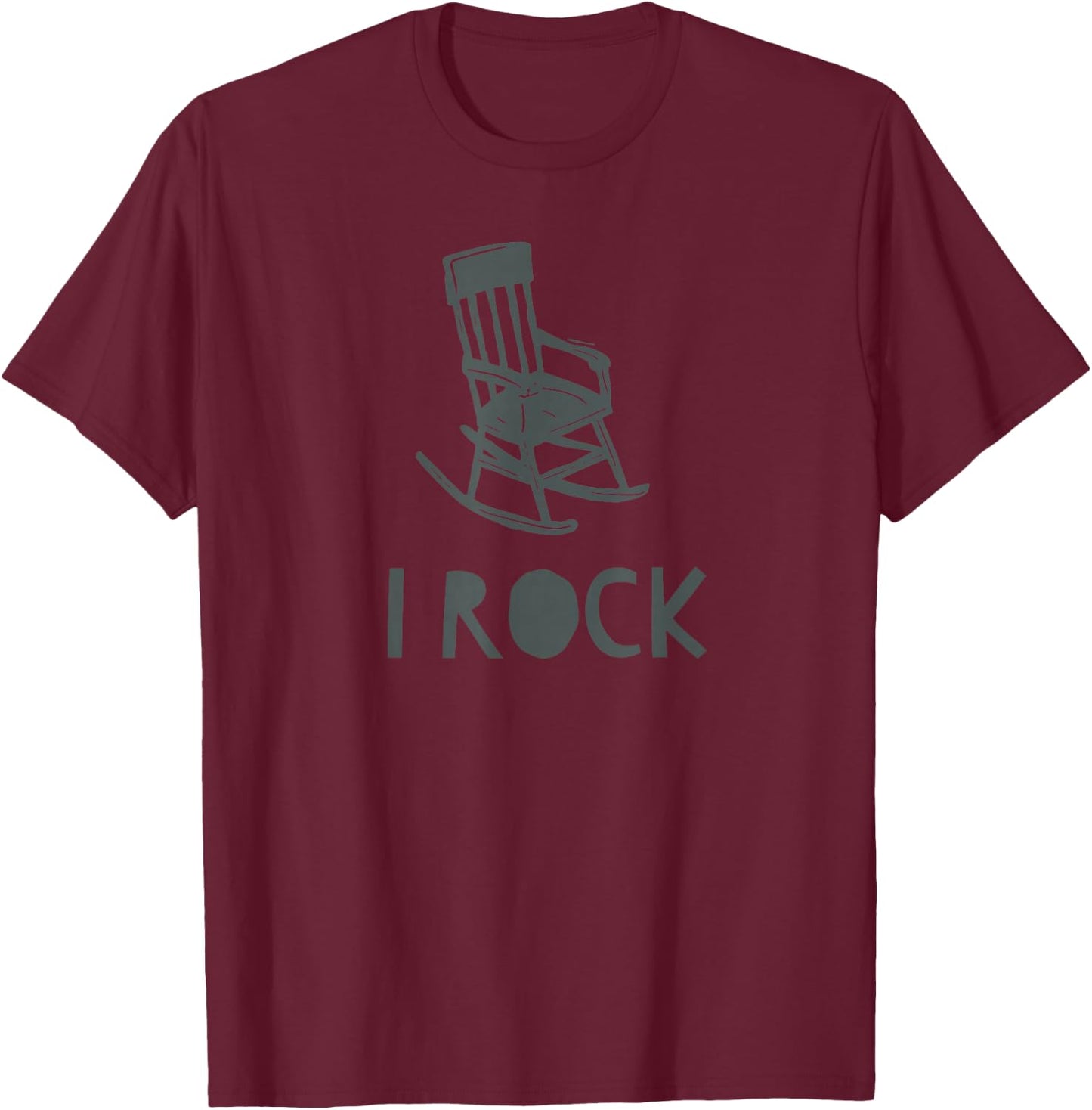 I Rock Musical Funny Women Men Cute T-Shirt - T-Shirt | Maroon