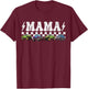 Monster Truck Mama Family Matching Monster Trucks Birthday T-Shirt - T-Shirt | Maroon