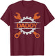 Wrench Dad Car Mechanic Daddy Garage T-Shirt - T-Shirt | Maroon
