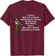I Think Man With A Helmet Defending Our Country Soldier T-Shirt - T-Shirt | Maroon