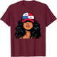 Panamanian Girls Panama Flag Proud Panameña Women T-Shirt - T-Shirt | Maroon