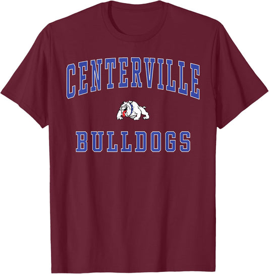 Centerville High School Bulldogs T-Shirt - T-Shirt | Maroon