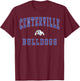 Centerville High School Bulldogs T-Shirt - T-Shirt | Maroon