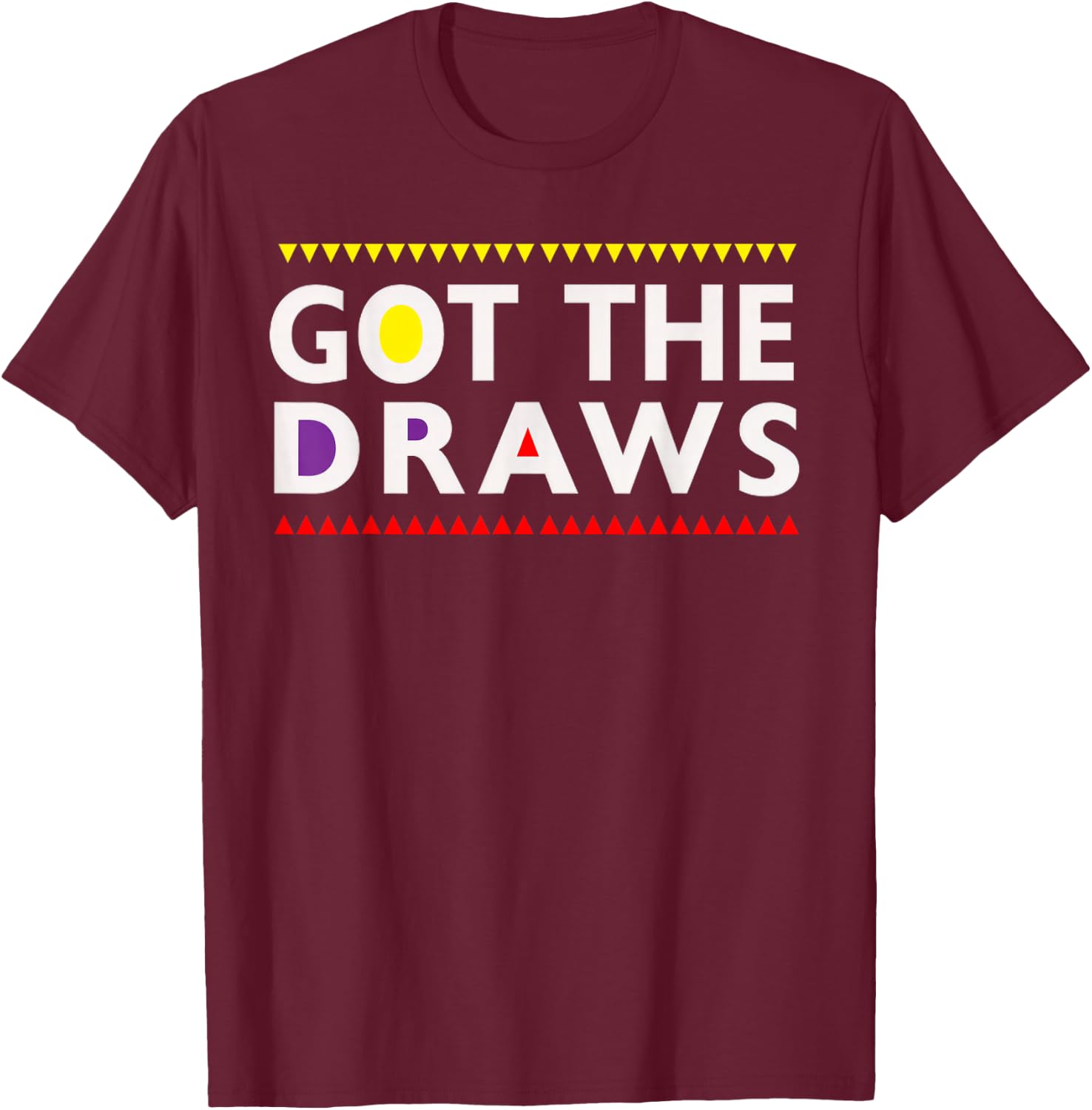 Martin Got The Draws T-Shirt - T-Shirt | Maroon