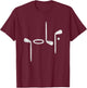 Golf Minimalist Logo Women Golf Fan Men Golfer T-Shirt - T-Shirt | Maroon