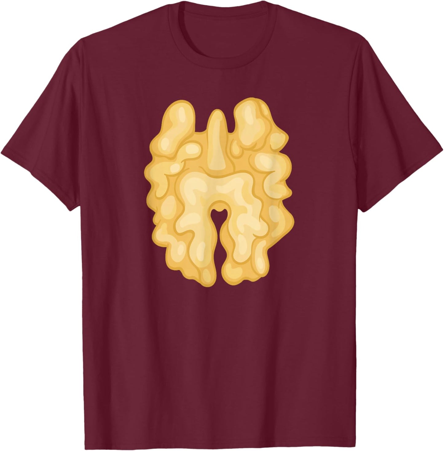 Nuts Mixed Variety Halloween Matching Group Costume Walnuts T-Shirt - T-Shirt | Maroon