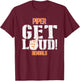 Piper High School GET LOUD Bengals T-Shirt - T-Shirt | Maroon