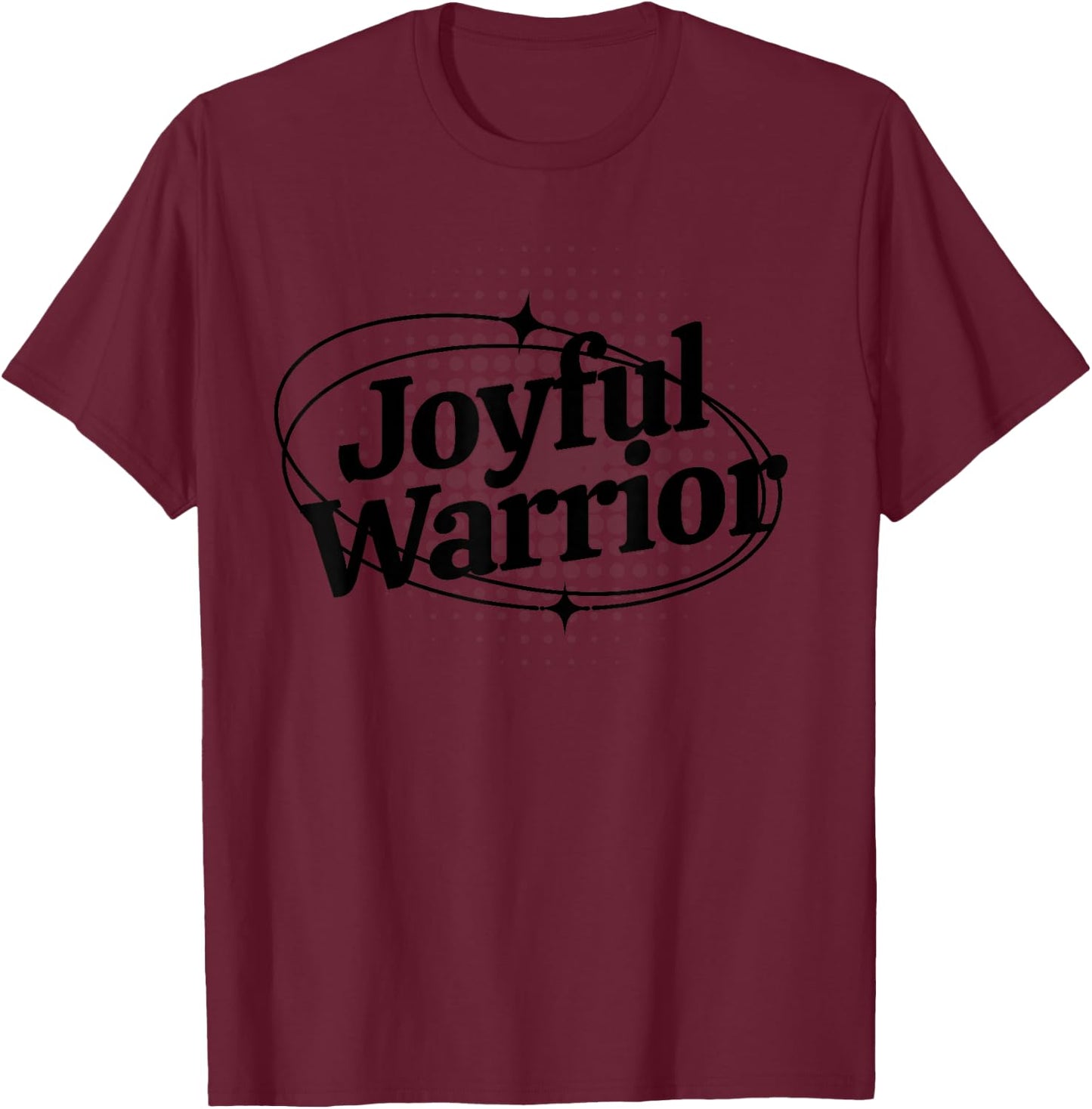 Joyful Warrior Kamala Harris Tim Walz Waltz 2024 T-Shirt - T-Shirt | Maroon