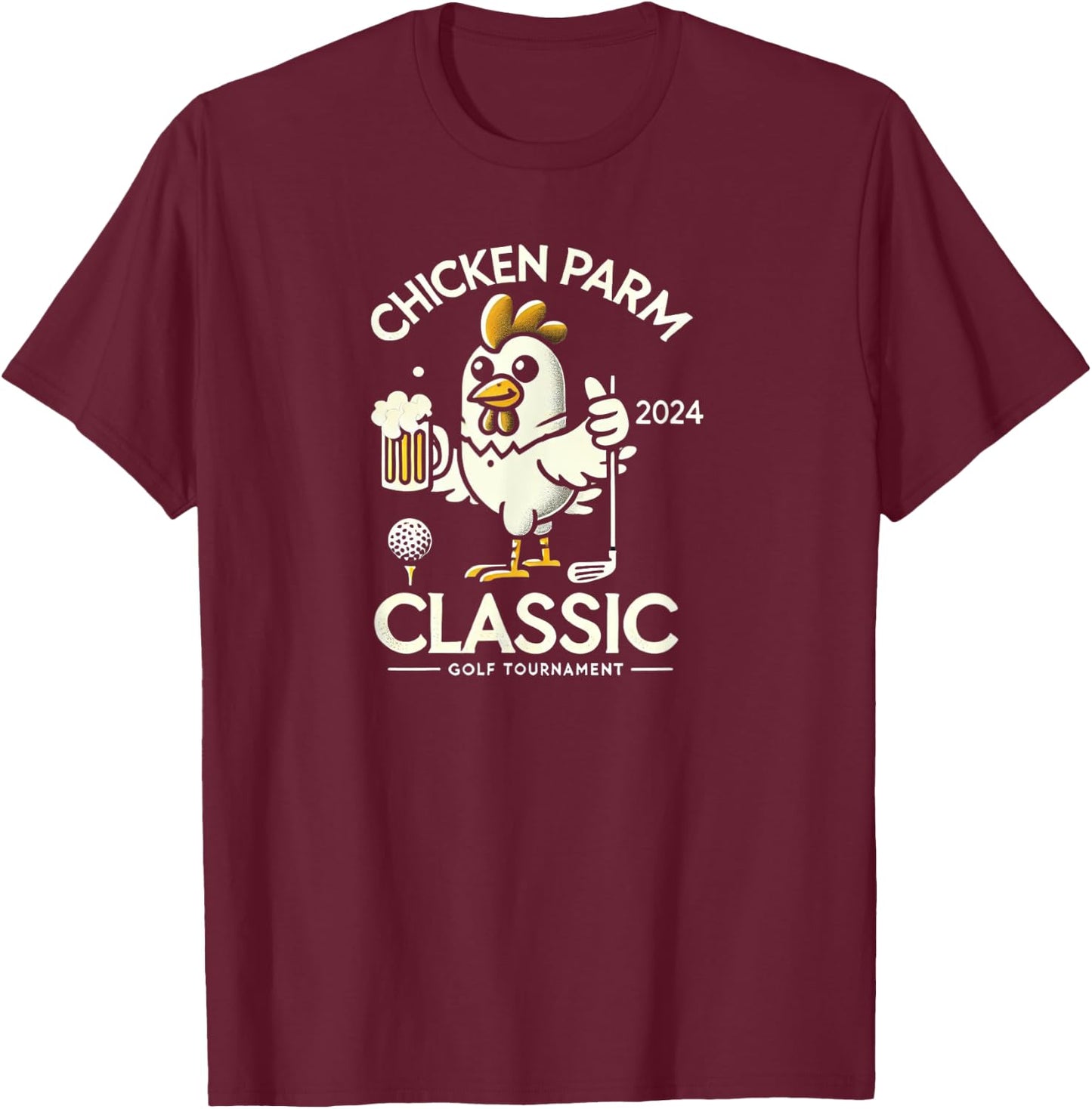 Chicken Parm Classic T-Shirt - T-Shirt | Maroon