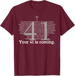 Your 41 is Coming Women T-Shirt - T-Shirt | Maroon
