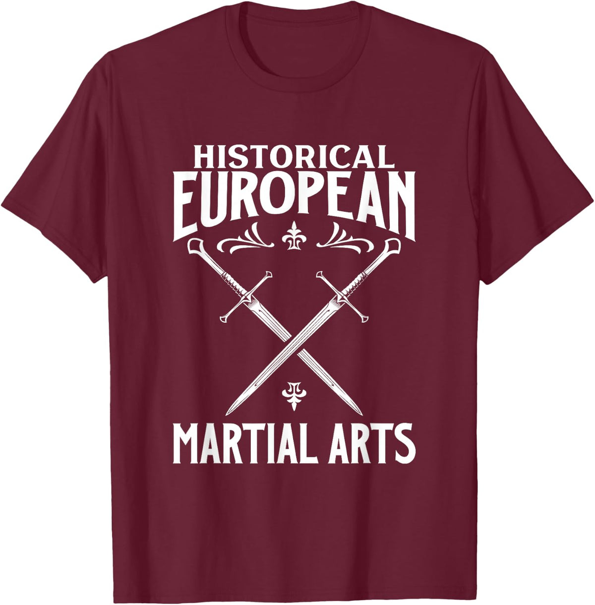 Swordsman - HEMA T-Shirt - T-Shirt | Maroon