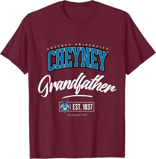 Cheyney University of Pennsylvania - CUP HBCU Grandfather T-Shirt - T-Shirt | Maroon